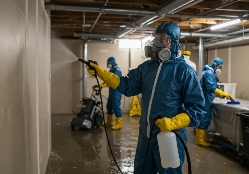 Basement Sanitization and Antimicrobial Treatment process in Point Marion, PA